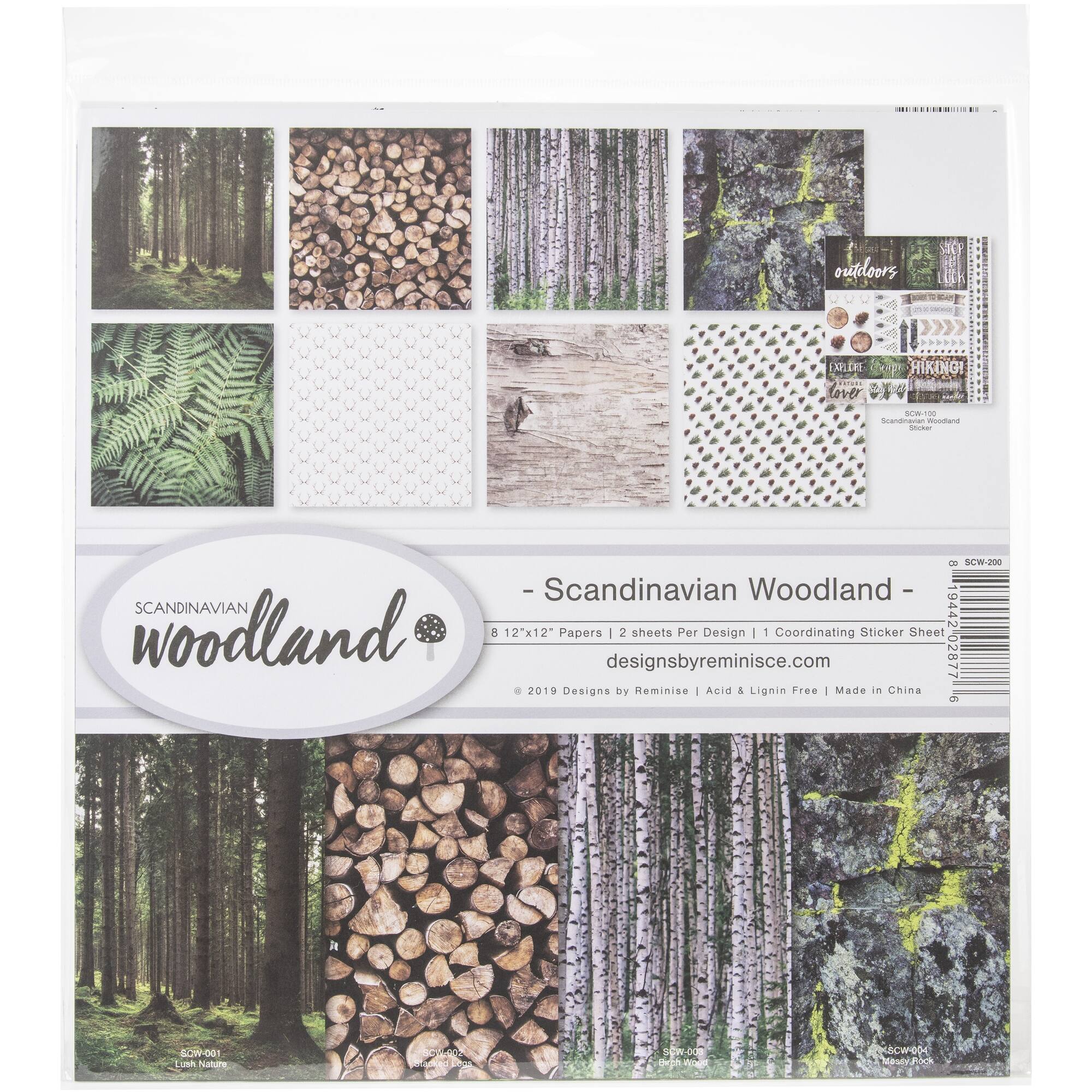Reminisce Collection Kit 12"X12"-Scandinavian Woodland